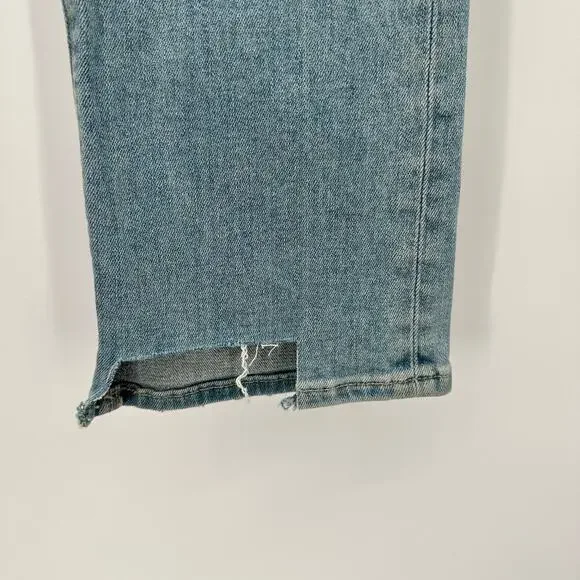 HUDSON NWT Nico Straight Ankle Chewed Hem Denim Jean // 24